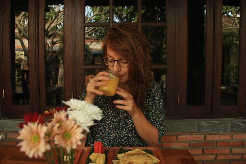 snídaně v ráji - Ubud, Bali