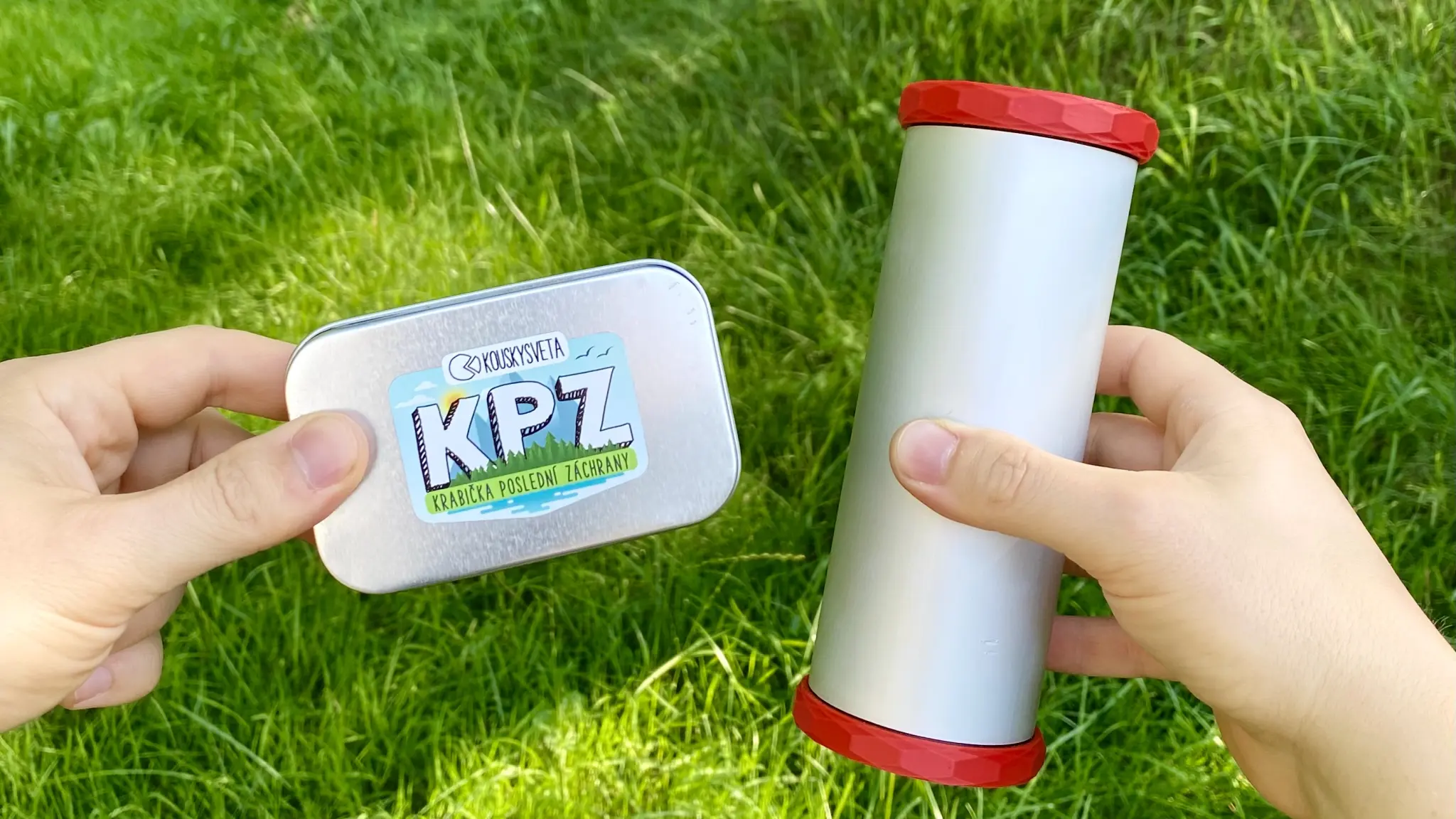 KPZ krabička poslední záchrany a Kouskysveta System vedle sebe