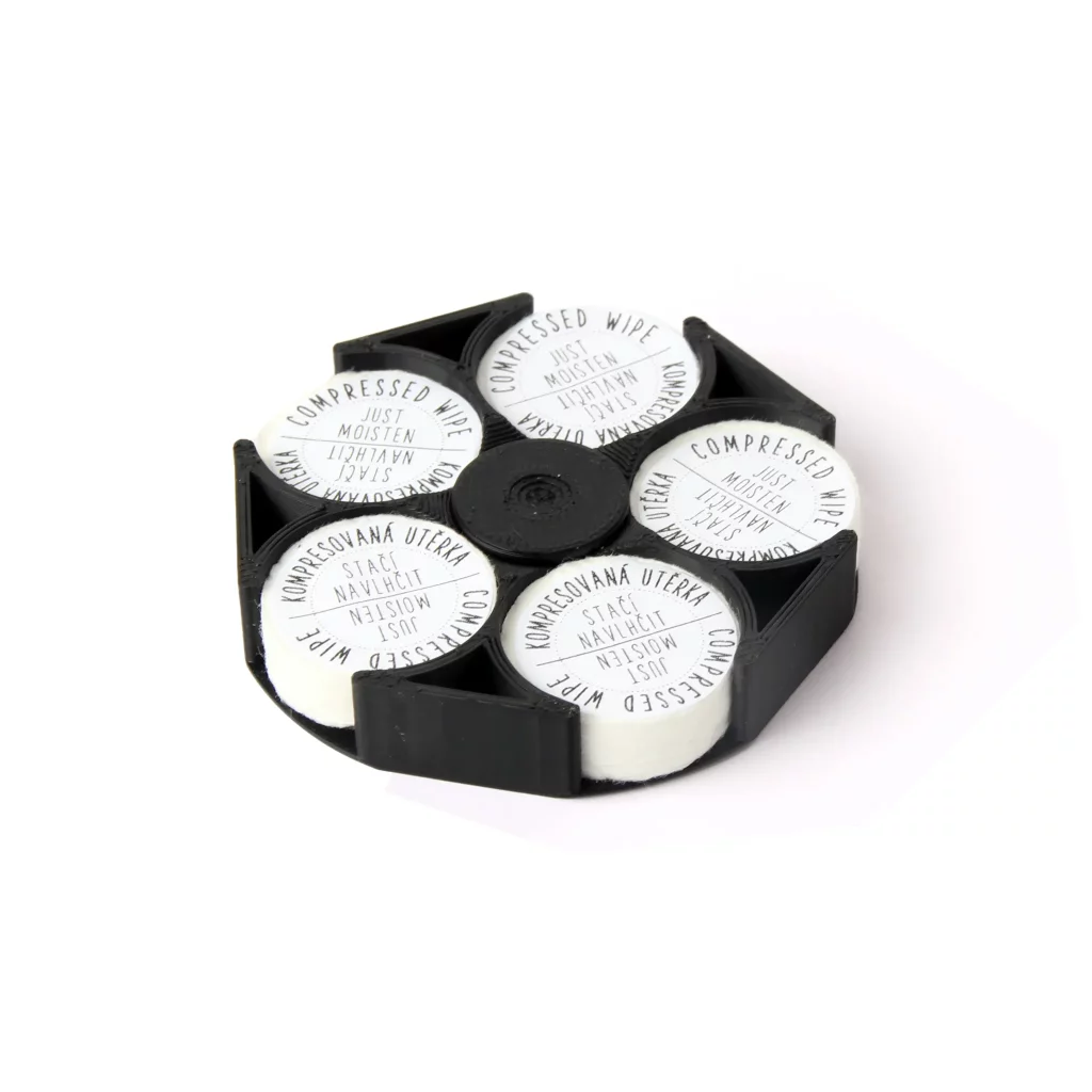 Kompresované utěrky / Fidget